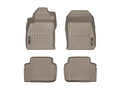 WeatherTech 14+ Ford Fiesta Front and Rear Floorliners - Tan