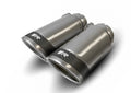 Remus Universal Sport Exhaust 84mm Carbon Race Angled w/Carbon Ring & Adj Clamp Tail Pipe (Single)