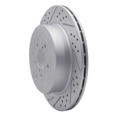 DFC 03-04 Subaru Impreza Rear Left Drilled & Slotted Geoperformance Rotor
