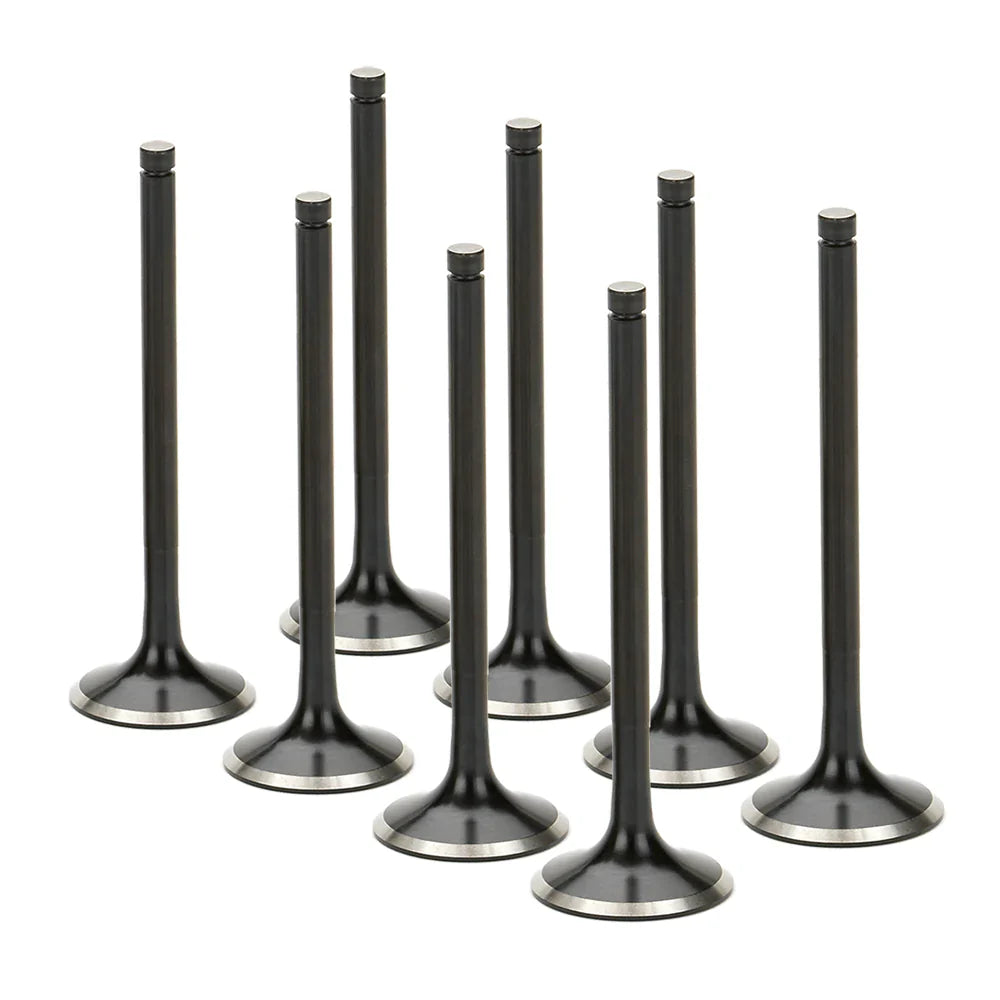 Supertech Toyota MR2 3SGTE Black Nitride Exhaust Valve - +0.5mm Oversize - Set of 8