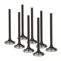 Supertech Honda/Acura K20/K24 Black Nitrided Exhaust Valve - +0.5mm Oversize - Set of 8