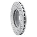 DFC 96-11 Chrysler Crossfire Front Right Drilled & Slotted Geoperformance Rotor