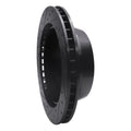 R1 00-14 Cadillac Escalade ESV Rear Right Drilled & Slotted Black Brake Rotor