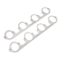 Stainless Works Mopar 3.5L V6 Flat Oval Port Header 304SS Exhaust Flanges 1-5/8in Primaries