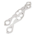 Stainless Works Mopar 3.5L V6 Flat Oval Port Header 304SS Exhaust Flanges 1-5/8in Primaries