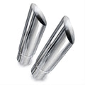 Stainless Works Slash Cut Exhaust Tips 2.5in ID Inlet