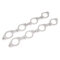 Stainless Works Small Block Chevy Squared Oval Port Header 304SS Exhaust Flanges 1-3/4in Primaries