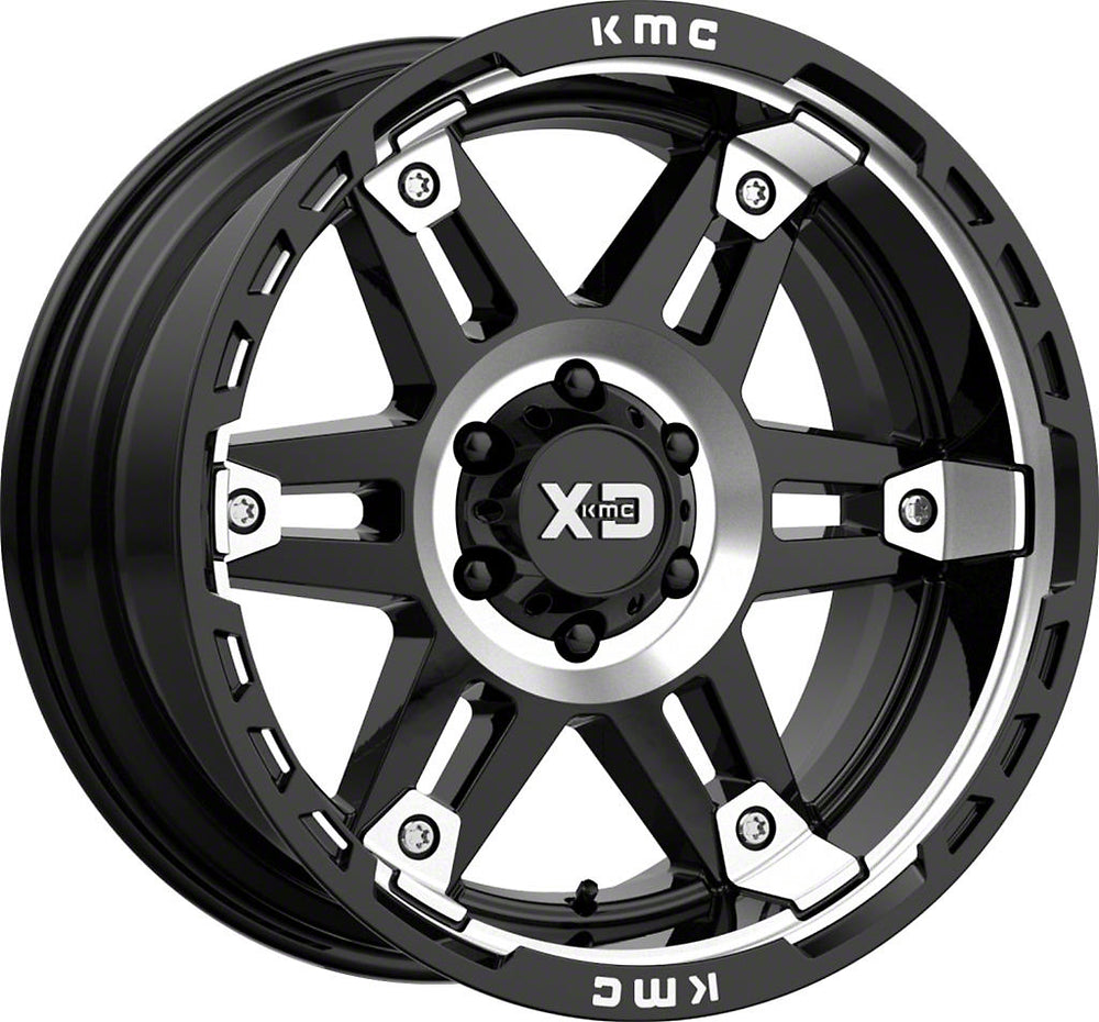 XD840 17X9 5X5.5 G-BLK MACH -12MM