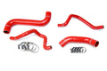 HPS Performance Red Reinforced Silicone Radiator + Heater Hose Kit for Subaru 2006-2007 Impreza 2.5L Non Turbo Left Hand Drive