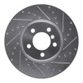DFC 03-05 Land Rover Range Rover Front Right Drilled & Slotted Silver Brake Rotor