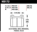 Hawk 69-77 Porsche 911 DTC-30 Race Front/Rear Brake Pads