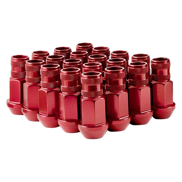 Gorilla Aluminum Open End Red Lug Nuts 12x1.50 Universal