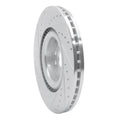 R1 06-13 Audi S3 (Mexico) Front Right Drilled & Slotted Silver Brake Rotor