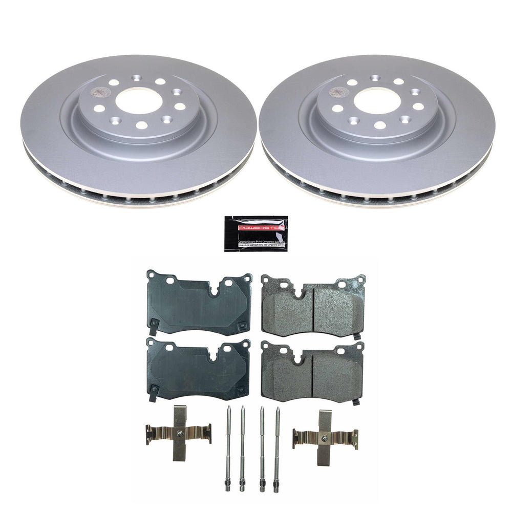Power Stop 20-21 Chevrolet Corvette Rear Z17 Coated Brake Kit