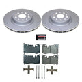 Power Stop 20-21 Chevrolet Corvette Rear Z17 Coated Brake Kit