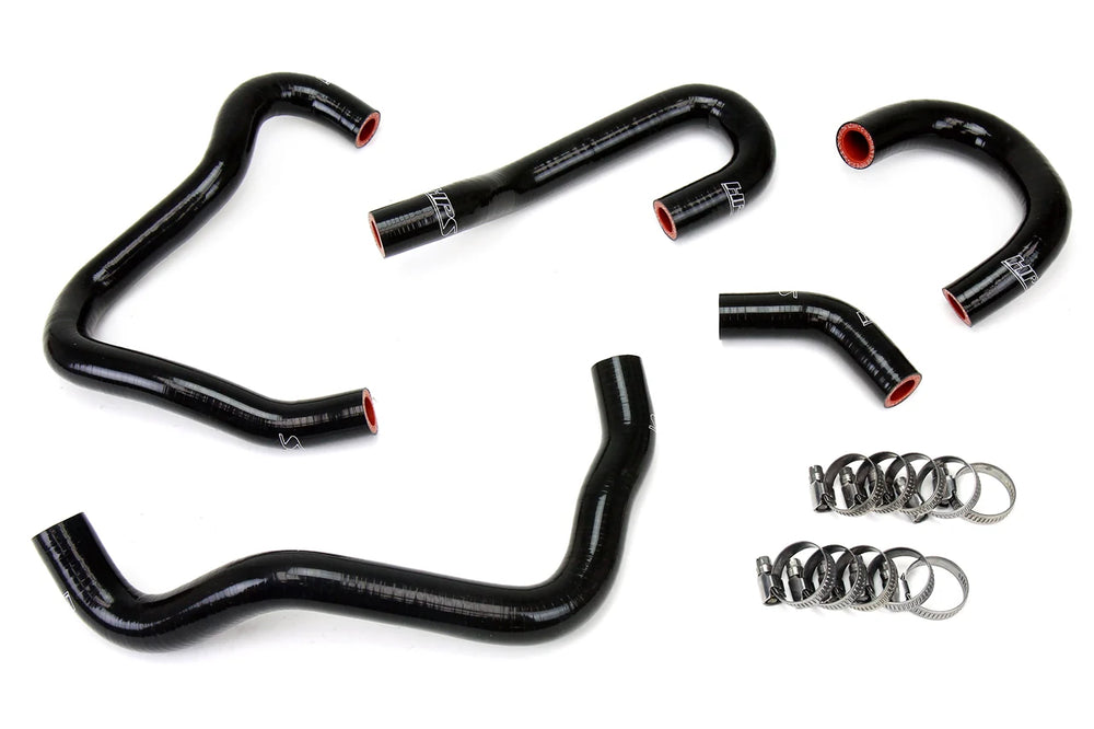 HPS Performance Black Reinforced Silicone Heater Hose Kit for Honda 00-05 S2000