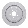 R1 10-18 Mercedes-Benz Cls63 AMG Rear Right Drilled & Slotted Geoperformance Rotor