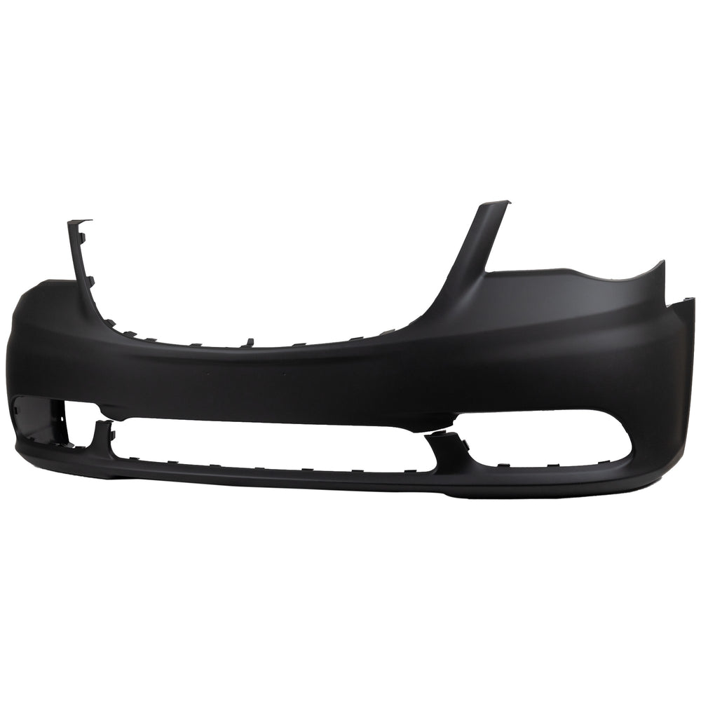 FRONT BUMPER COVER; W/O HEADLAMP WASHER; W/BRIGHT INSERT; PRIME TOWN & COUNTRY 20082010