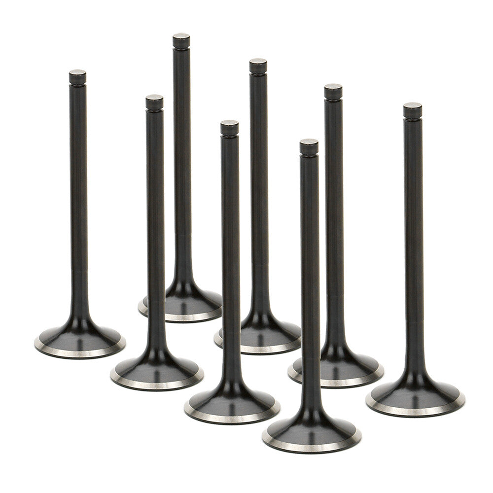 Supertech Mitsubishi 4G63/4G63T Black Nitrided Exhaust Valve - Set of 8
