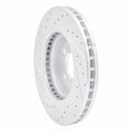DFC 01-07 Buick Rendezvous Front Right Drilled & Slotted Silver Brake Rotor