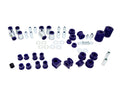 R1 17-20 Hyundai Elantra Front Carbon Coated Brake Rotor Set w/Ceramic Pads and Hardware