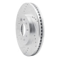 DFC 04-07 Ford Freestar Front Left Drilled & Slotted Silver Brake Rotor