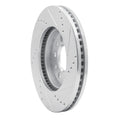 DFC 04-07 Ford Freestar Front Left Drilled & Slotted Silver Brake Rotor
