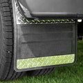 9402 RAM HD DUALLY 19IN X 24IN RUBBER MUDFLAPS W/DIAMOND TREAD INSERT