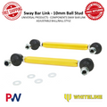 Whiteline Universal Swaybar Link Kit-Heavy Duty Adj Steel Ball w/ 10mm Ball/Ball
