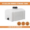 RESERVOIR,DOMED,POLY, 16 GALLON