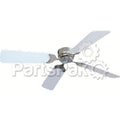 42IN 12V 4 BLADE FAN WITH WALL SWITCH BRUSHED NICKEL W/WHITE BLADES