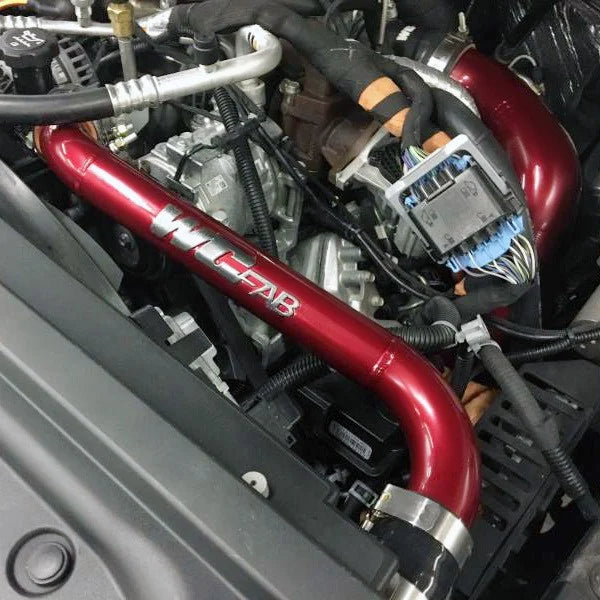1116 DURAMAX LML UPPER COOLANT PIPE CANDY RED