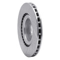 DFC 14-19 Fiat 500L Front Right Drilled & Slotted Silver Brake Rotor