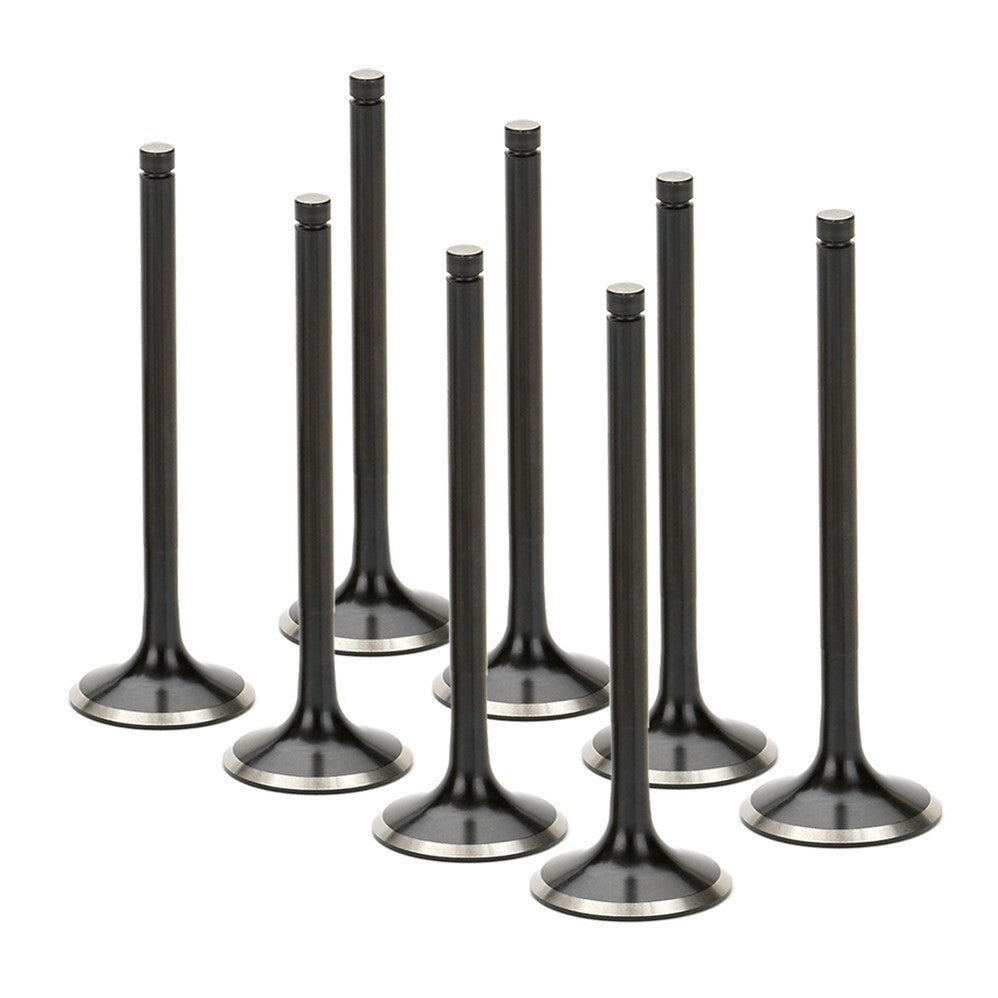Supertech Honda B16A/B17A/B18C Black Nitrided Exhaust Valve - Set of 8