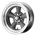 AMERICAN RACING VINTAGE VN309 15X5 5X4.5 SLV MACH-LP -6MM - VN3095565
