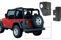 Black Trail Armor Rear Corners For 1997-2006 Jeep Wrangler 2-Door Works With Flat Style Or Factory Flares, Pair Bushwacker