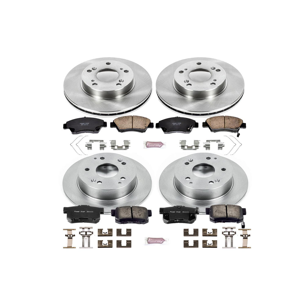 Power Stop 09-11 Honda Civic Front & Rear Autospecialty Brake Kit