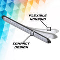 XK Glow 6in XKmax DRL Truck Grill Flexible Light App Cntl Bar 2pc