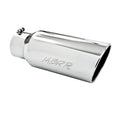 MBRP Universal Tip 7in O.D. Rolled End 5in inlet 18in length - T304 (SINGLE TIP)