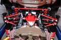 BMR 10-15 5th Gen Camaro Trailing Arms Rear w/ Single Adj. Rod Ends - Black Hammertone