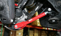 BMR 10-15 5th Gen Camaro Trailing Arms Rear w/ Single Adj. Rod Ends - Black Hammertone