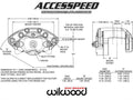 Wilwood Caliper-GM D154-R 2.50in Piston 1.04in Disc