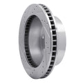 R1 Concepts Brake Rotor Drilled and Slotted Silver Fits Dodge Ram
