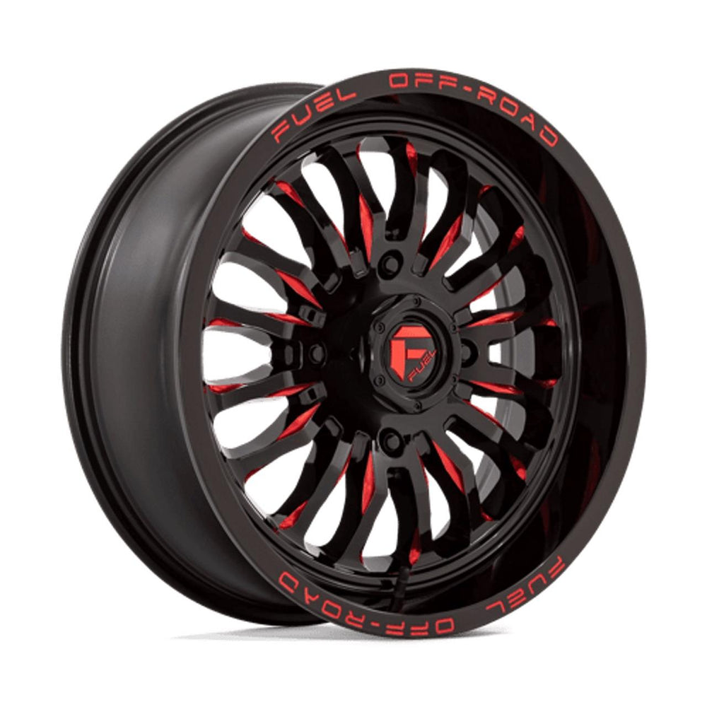D822 18X7 4X156 G-BLK MILL-RED 13MM