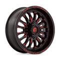 D822 18X7 4X156 G-BLK MILL-RED 13MM