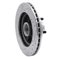 R1 1988-1991 Chevrolet C1500 Front Right Drilled & Slotted Silver Brake Rotor