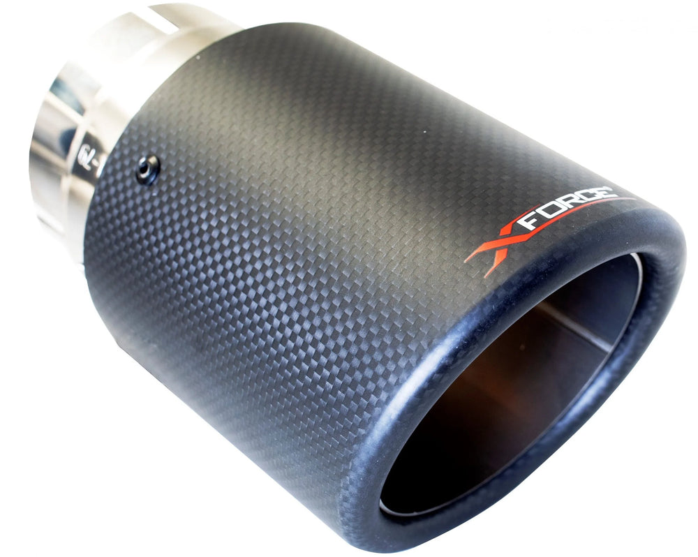 0914 VW GOLF GTI MARK 6/7 CARBON FIBER TIP OPTION (2PK) (WILL NOT FIT OEM)