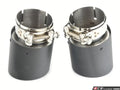 0914 VW GOLF GTI MARK 6/7 CARBON FIBER TIP OPTION (2PK) (WILL NOT FIT OEM)