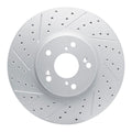 DFC 04-08 Acura Tl Front Left Drilled & Slotted Geoperformance Rotor