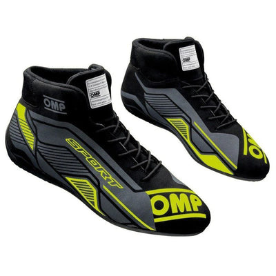 OMP OMP SPORT SHOES FIA 8856-2018 BLACK / FLUO YELLOW SZ 44